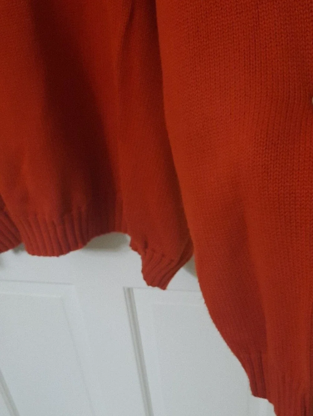 Polo by Ralph Lauren Men’s Bright Red Crewneck Sweater